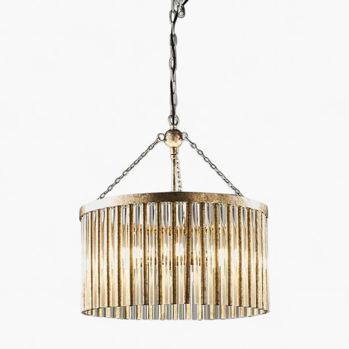 Midtown Chandelier Antique Silver