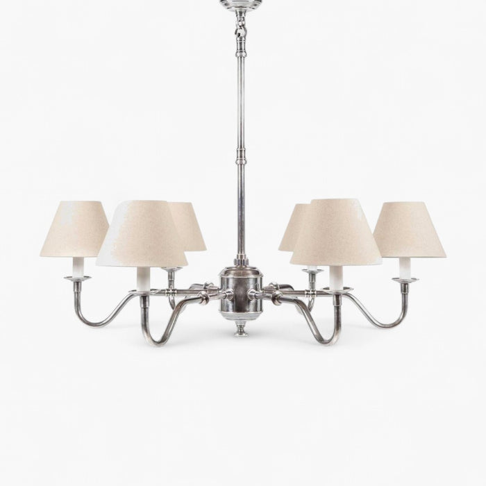 Prescot Chandelier Antique Silver