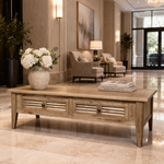 Oak Louvre Coffee Table