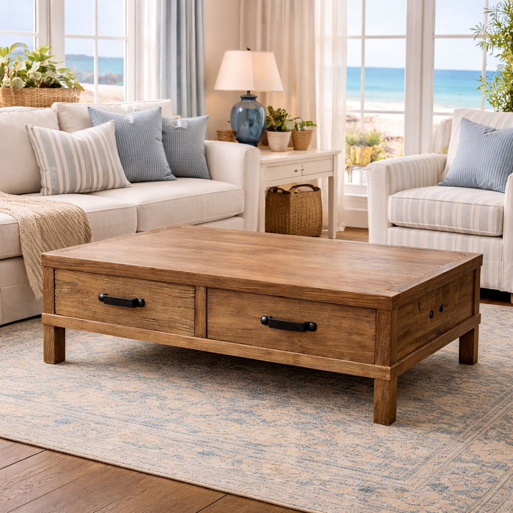 Recycled Elm Coffee Table