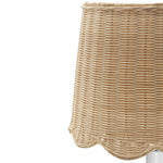 Scallop Rattan Shade Set/2