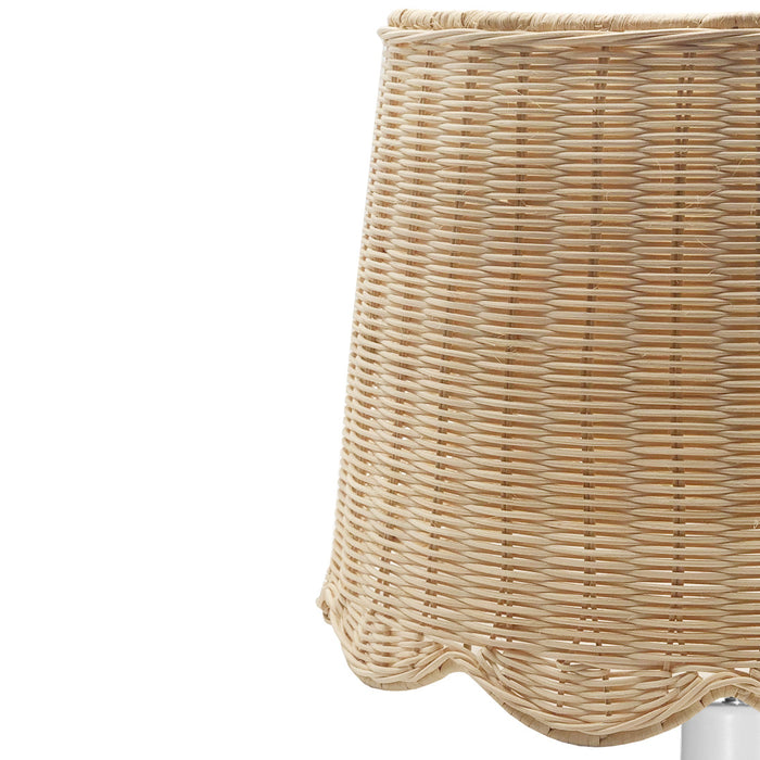 Scallop Rattan Shade Set/2
