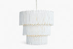Wood Candlestick Tiered Chandelier